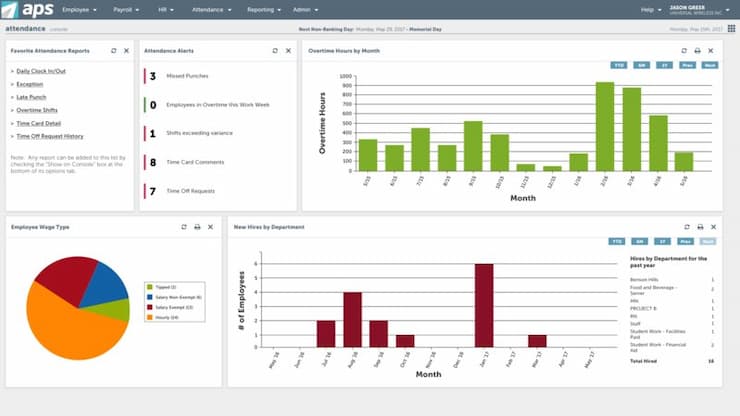 APS HR software