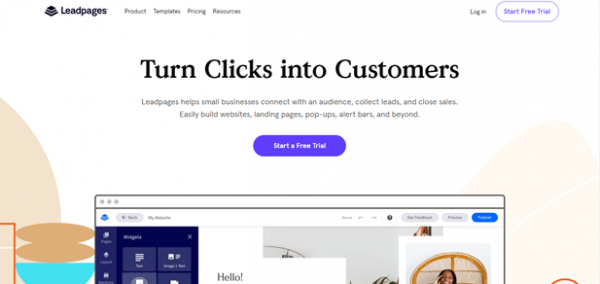 LeadPages | Popular web design solution