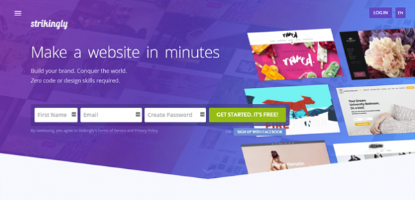 Strikingly | Best small business website builder