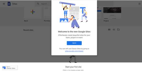 Google Sites | Best free website builder for small businesses