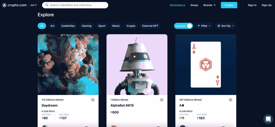 crypto.com nft marketplace