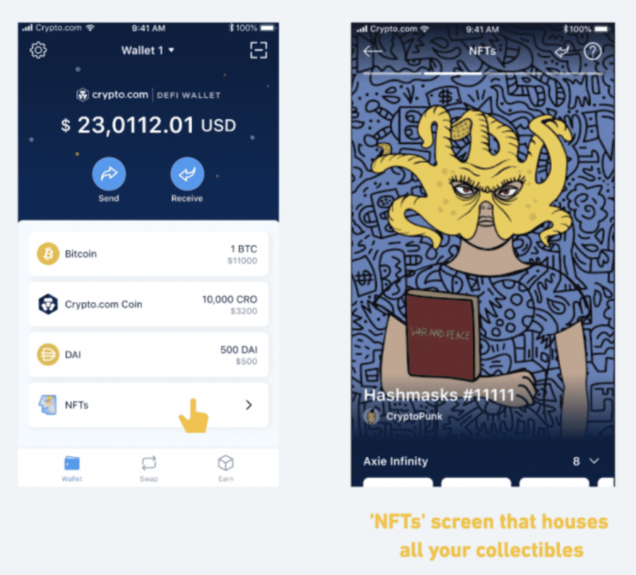 crypto.com NFT wallet