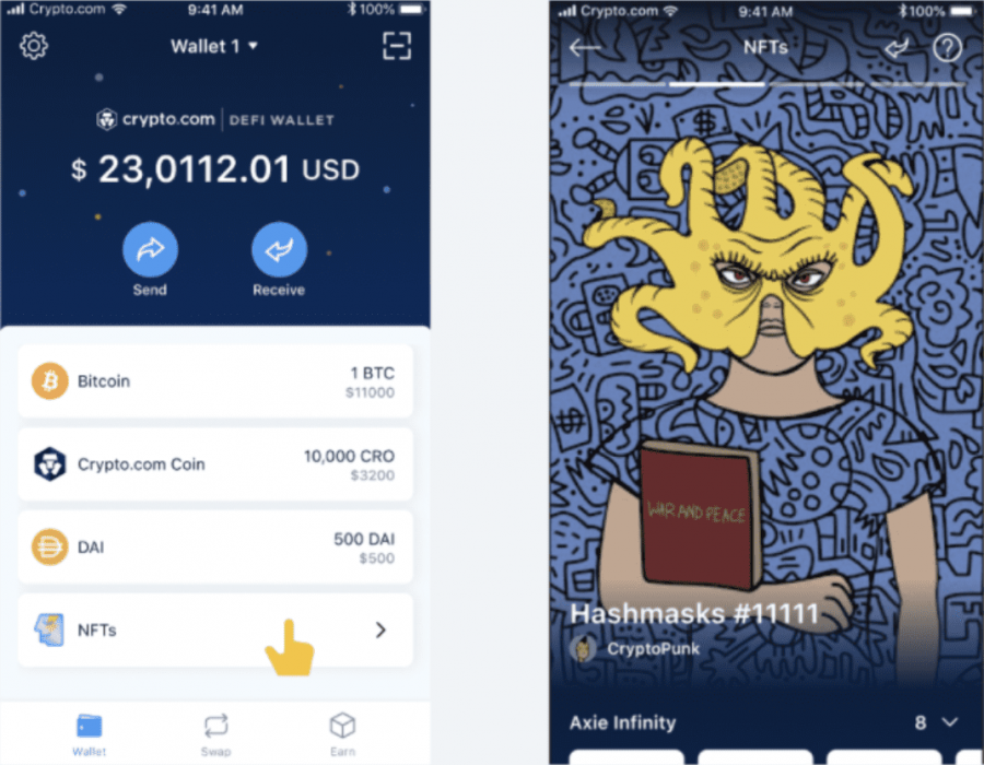 crypto.com DeFi wallet