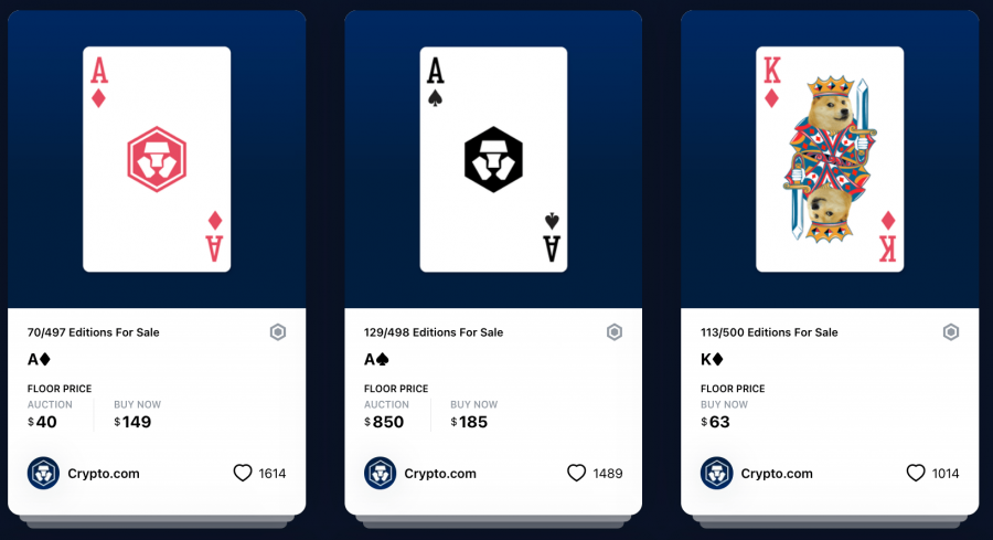 crypto.com gaming NFTs
