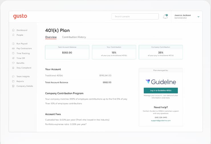 gusto hr software