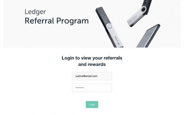 ledger referral program