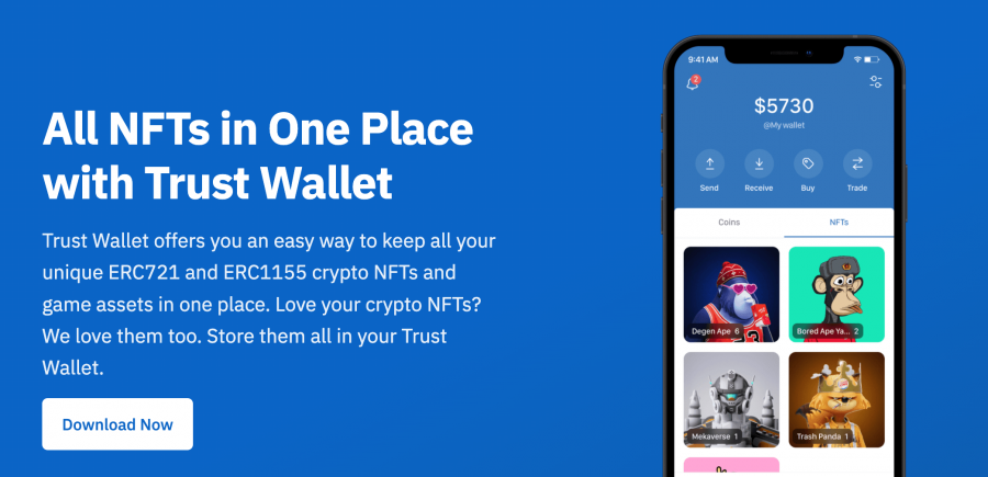 trust wallet NFTs 