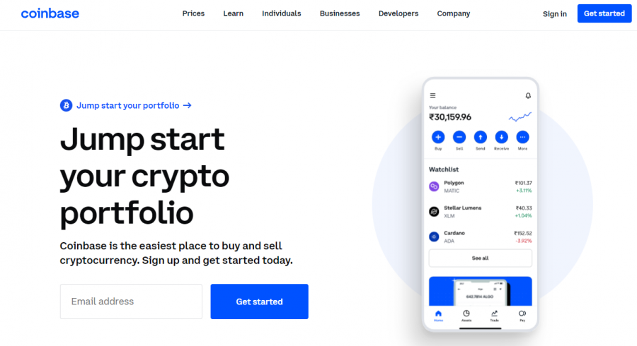 Buy Crypto on Coinbase