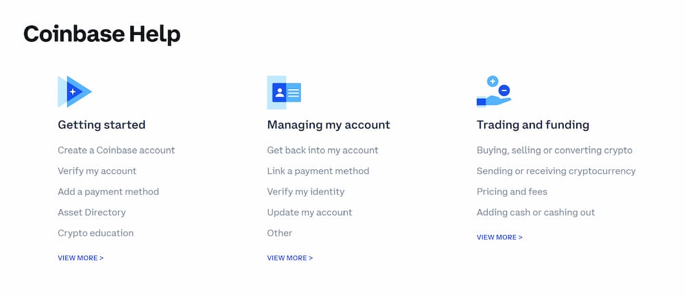 Coinbase Help Center