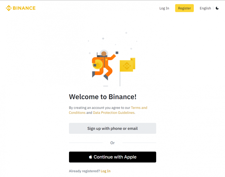 Binance Sign Up