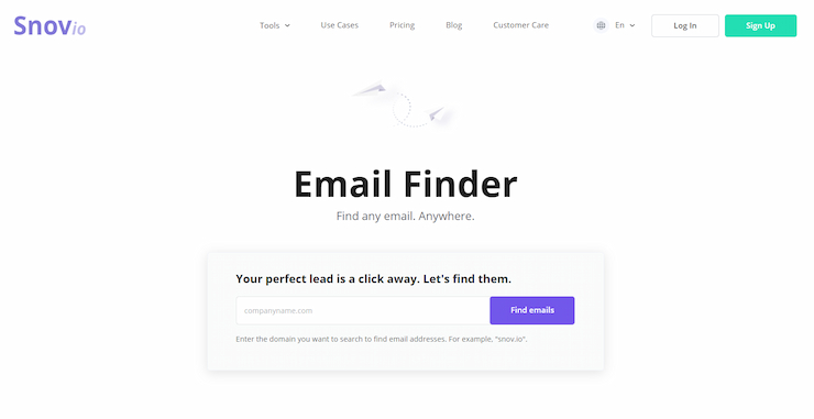 Snov.io is excellent for automated outreach