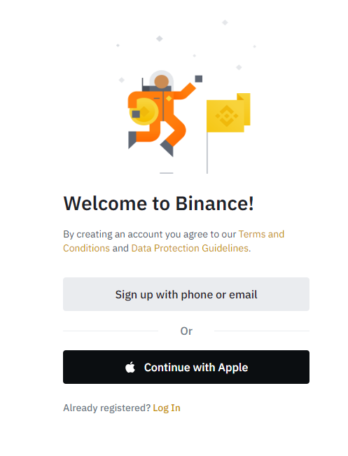 Binance Sign Up