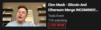 Crypto scam youtube