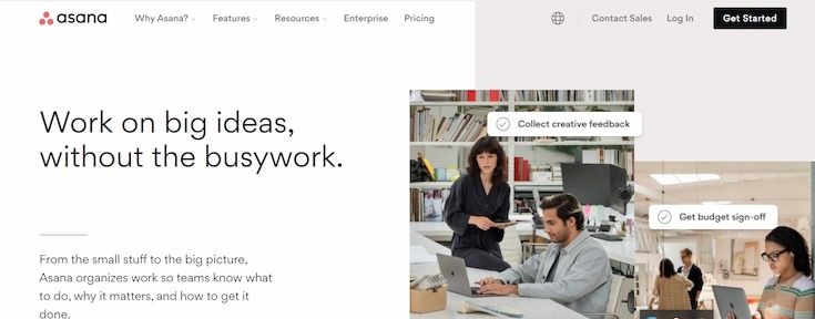 Asana is the best software for big companies
