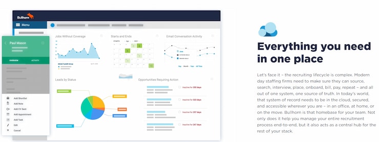Bullhorn is best recruitment platform for agencies of any size