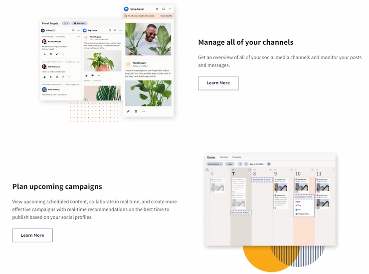 Hootsuite is best for analytics