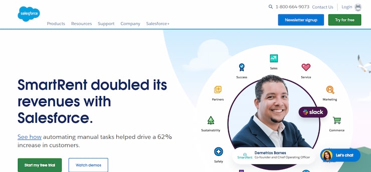 Salesforce is the best real estate CRM software for scaling