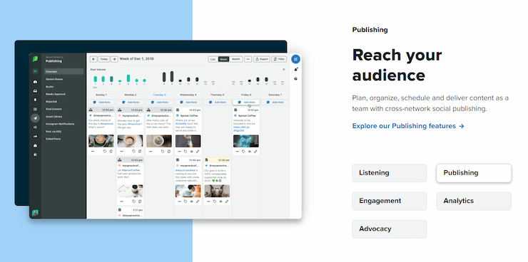 Sprout Social is the overall best SMM tool