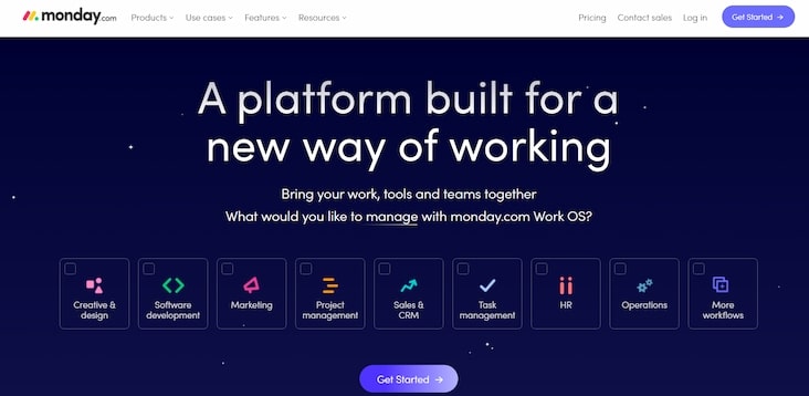 monday.com is the best software for project portfolio management