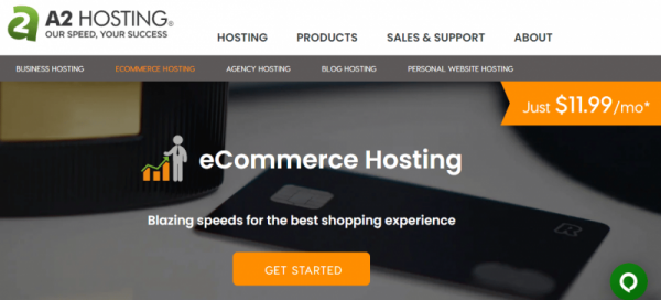 A2 Hosting for fast website hosting