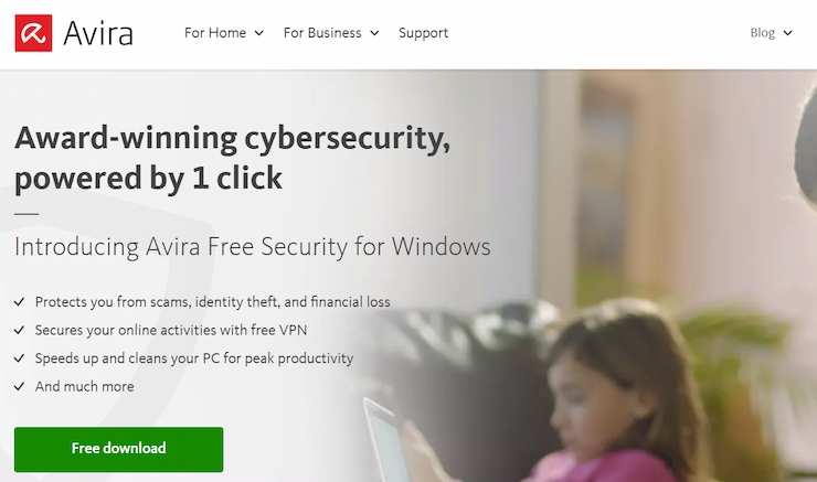 Avira- Best Free Chromebook Antivirus