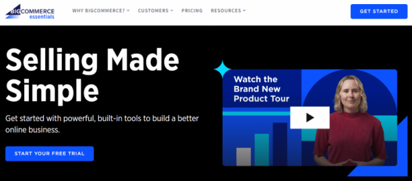 BigCommerce for an all-in-one ecommerce hosting solution