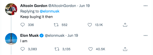 Elon Musk tweet