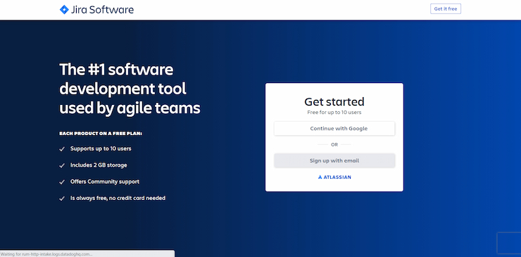 Jira — Best Trello alternative for software teams
