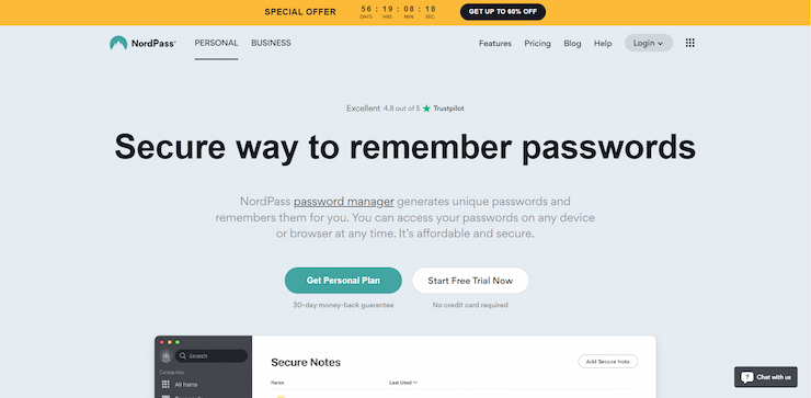 NordPass has the ultimate security suite of products