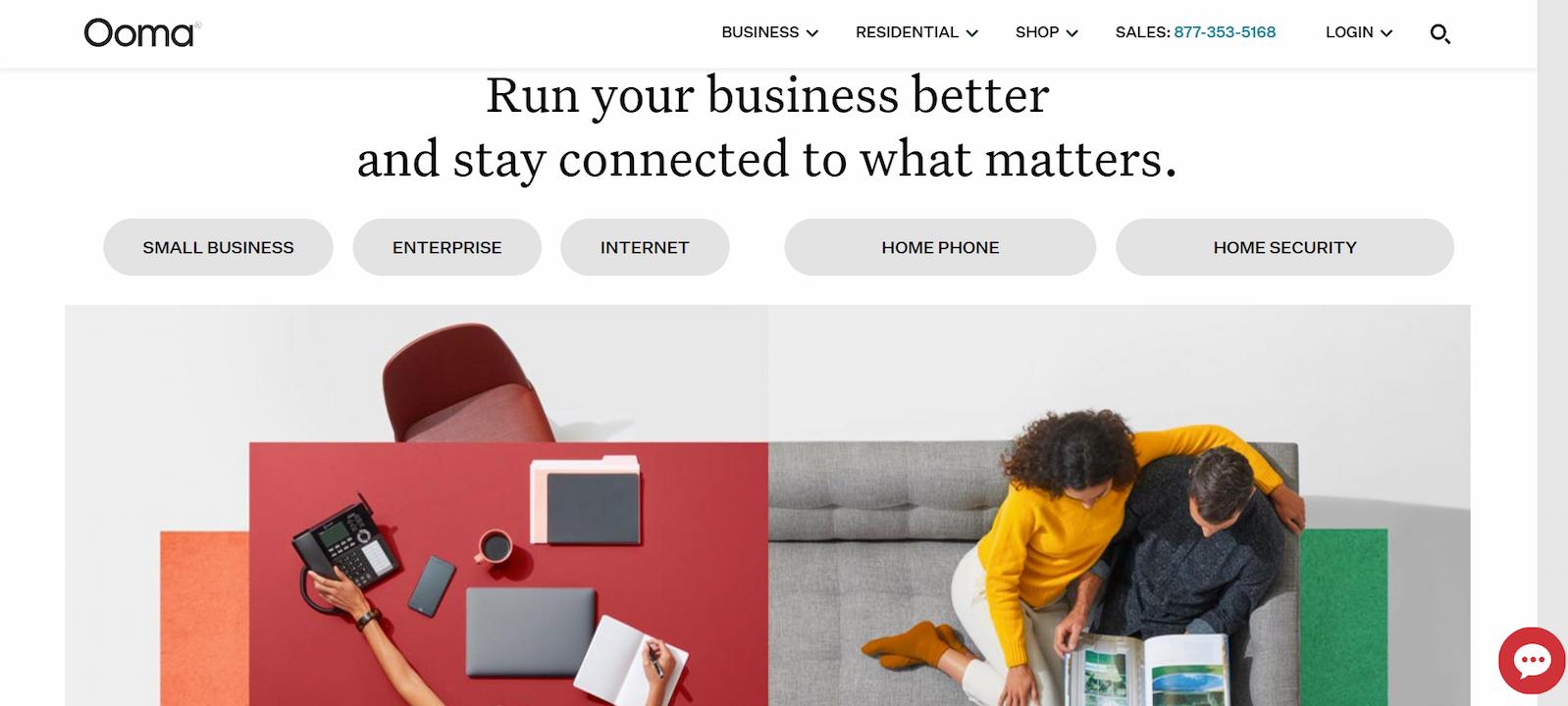 Ooma range of powerful features available