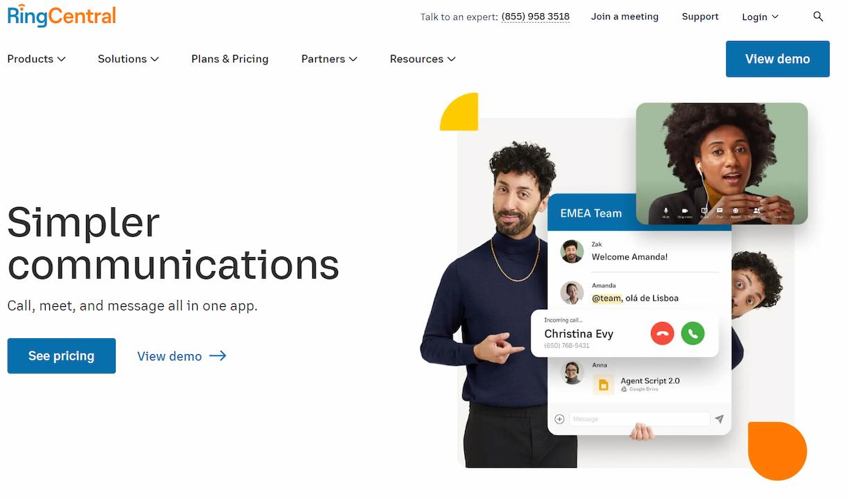 RingCentral best option for teamwork