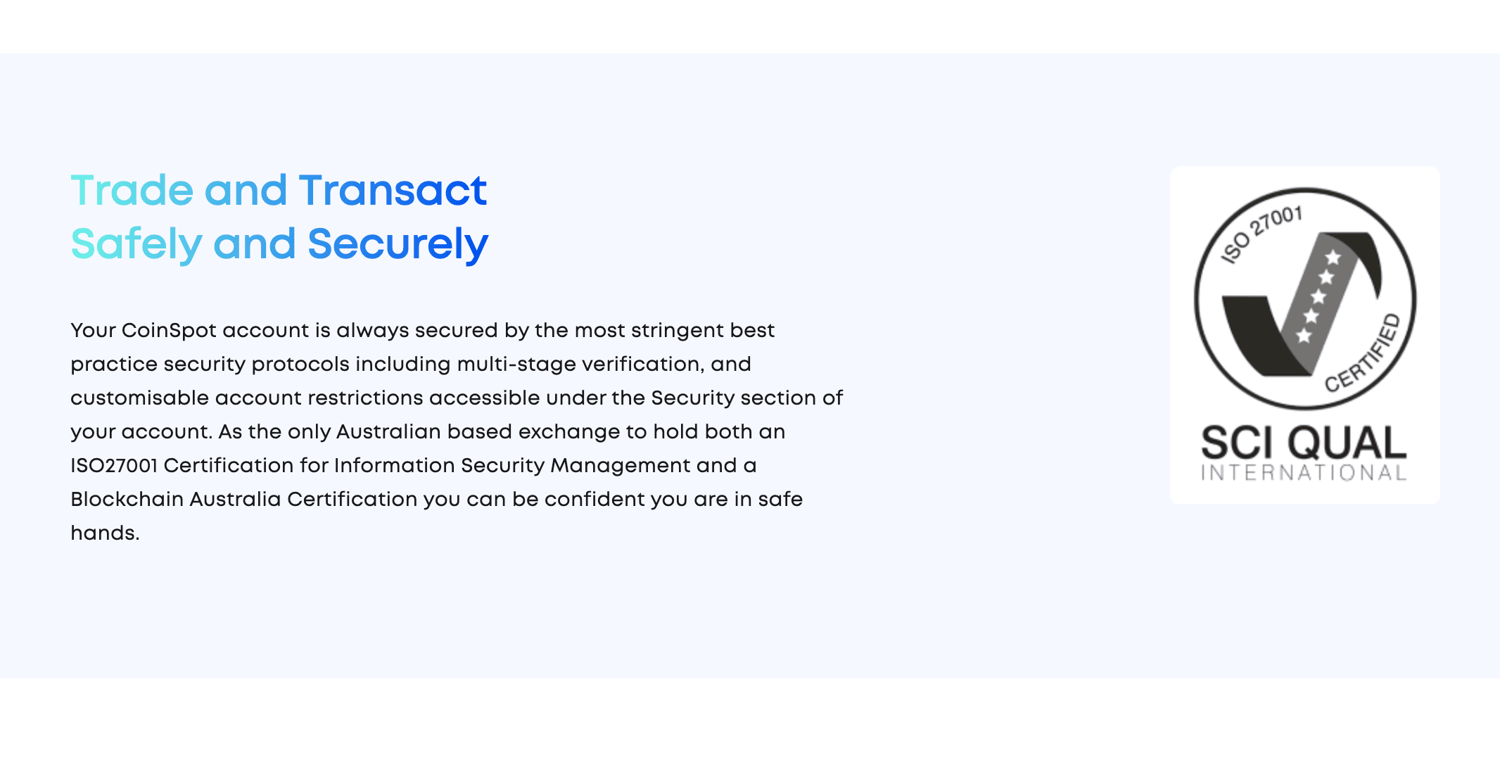 CoinSpot security