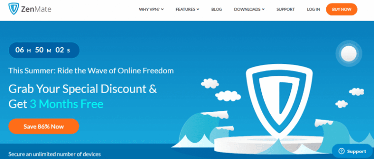 Zenmate is the cheapest Netflix VPN