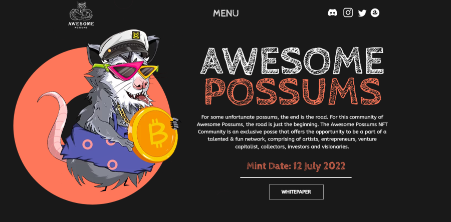 best utility NFT - awesome possums