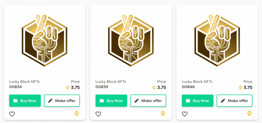 Buy Lucky Block NFTs