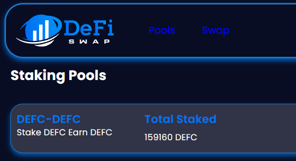 DeFi Coin Staking