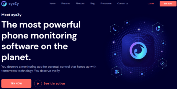 EyeZy one of the most feature-rich Android spy apps