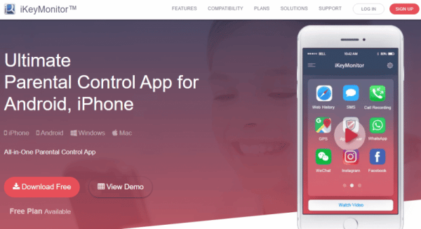 iKeyMonitor the best free spy app for Android