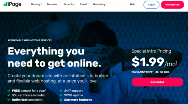 iPage - the cheapest website host
