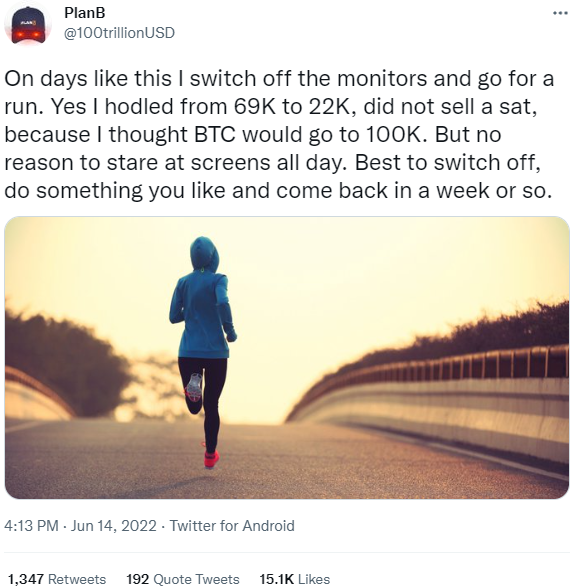 Plan B Twitter Bitcoin