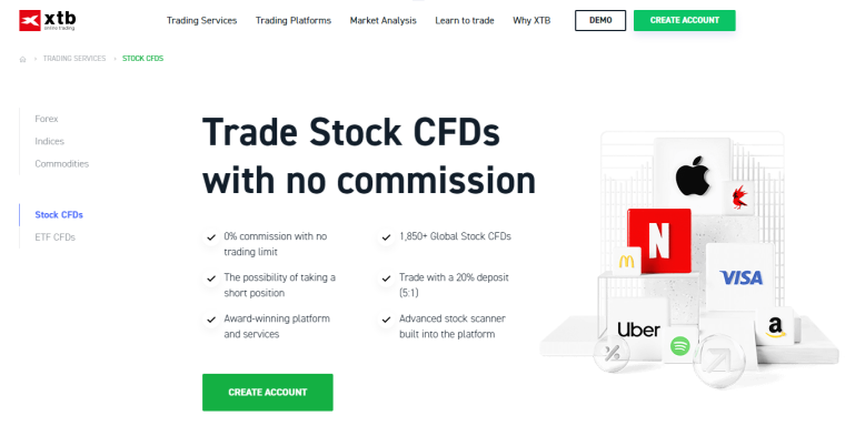 xtb stocks