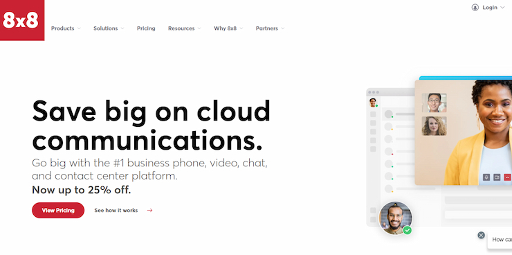 8x8 is excellent for international calls