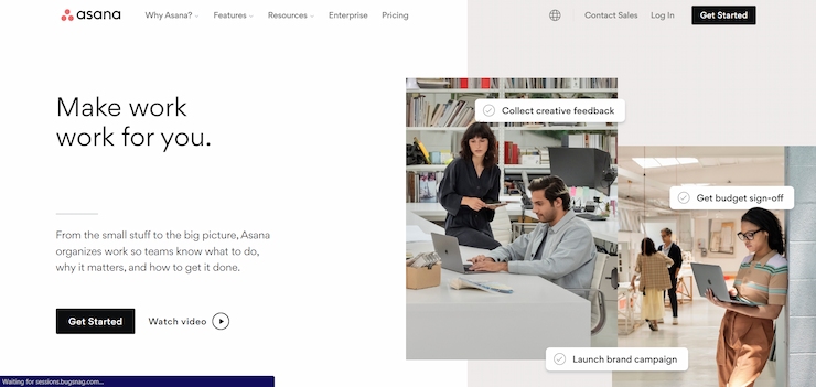 Asana is great for complex tasks