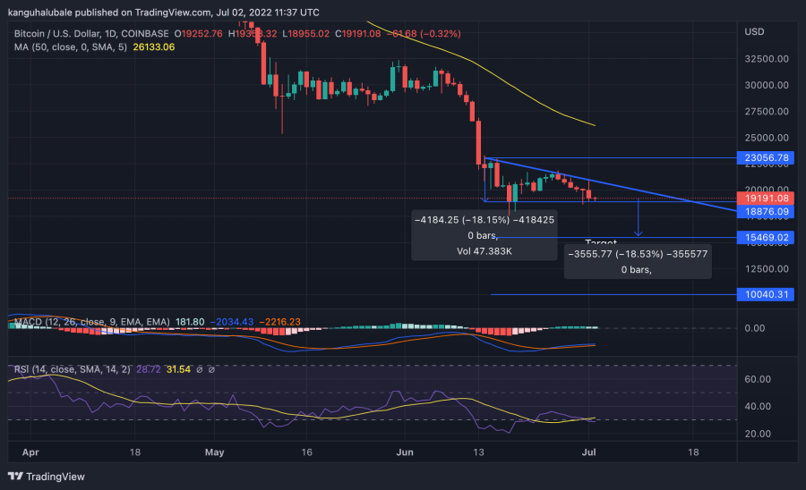 Bitcoin Price chart July 2