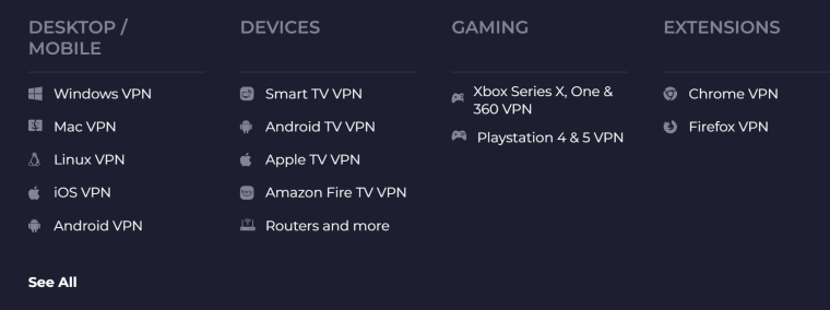 CyberGhost VPN Apps