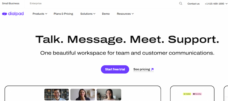 DialPad is perfect for AI solutions