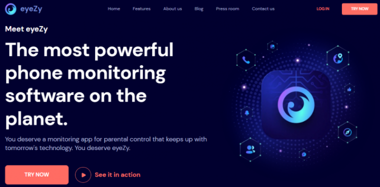 EyeZy is a well-known Android keylogger app great for parents