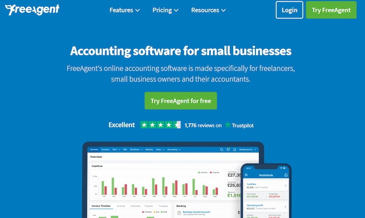 FreeAgent is easy to use