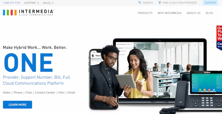 Intermedia Unite is perfect for cross-device use