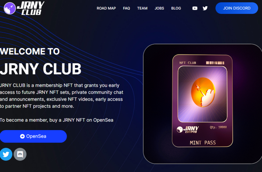 JNRY Club site